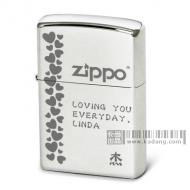 永恒的爱zippo打火机 银色